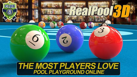 screenshot 1 do Real Pool 3D - Jogo 8 Ball Pool grátis de 2019